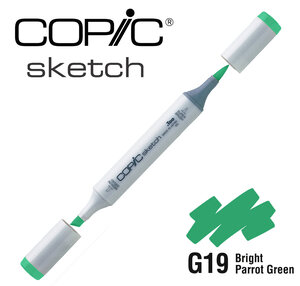 Marqueur à l'alcool Copic Sketch G19 Bright Parrot Green
