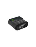 Radio-Réveil avec Chargeur sans Fil Noir - SPC