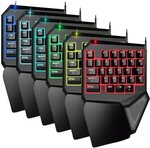 Clavier/Pad Gamer Delux Game Titan T9 Pro RGB (Noir)
