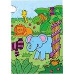 Galt a3079h - animals - carnet a spirales solide avec 6 images réutilisables a colorier avec le stylo a eau