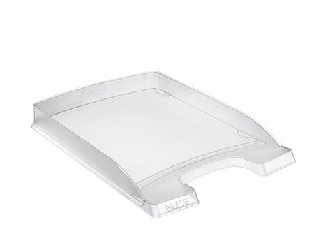Bac à courrier plus plat a4 polystyrène transparent leitz