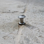 Lot de 20 pitons douilles escamotables en inox Ø 12 mm