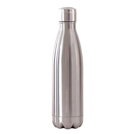 YOKO DESIGN Bouteille isotherme double paroi 500 ml inox brillant