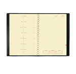 Agenda note 29 spirale + répert. Couv plast grainée noir 21 x 29 cm quovadis