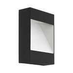 Eglo lampe murale led d'extérieur manfria 10 w anthracite