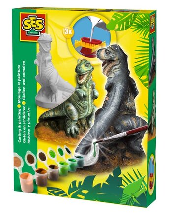 Kit de moulage plâtre Pour enfant Dinosaure (TRex) - SES