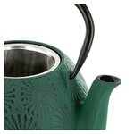 Théière en fonte Hanami vert émeraude - 1 2 L
