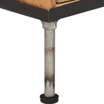vidaXL Coffre à tiroirs 45 x 35 x 106 cm Bois de manguier massif