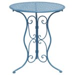 Table ronde en métal