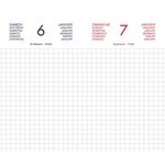 Agenda journalier Chantier 15 x 9 cm Coloris Aléatoire LECAS