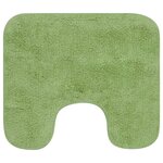 vidaXL Jeu de tapis de salle de bain 3 Pièces Tissu Vert