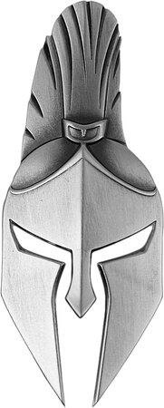 SPARTAN MASK Ancient Warriors 2 onces argent monnaie 5 Dollars Samoa 2021
