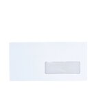 Enveloppe velin la couronne blanche 110 x 220 mm - format dl - avec fenêtre - boîte de 500