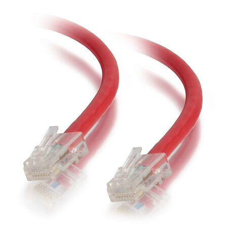 CablesToGo Cat5E Assembled UTP Patch Cable Red 0.5m