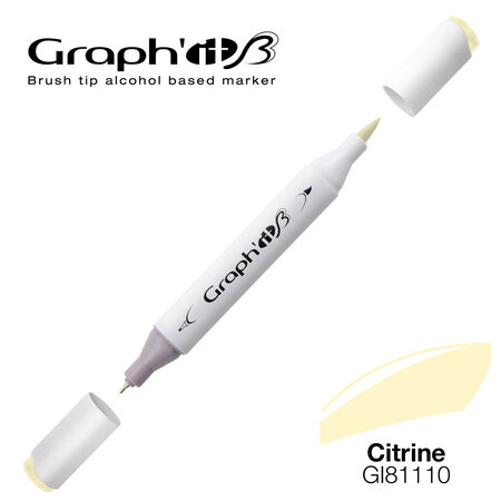 Marqueur manga à l'alcool Graph'it Brush 1110 Citrine