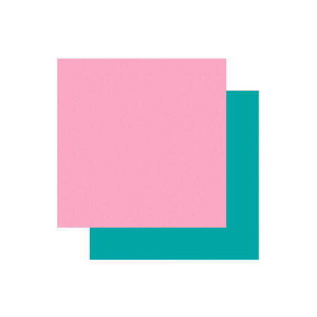 2 vinyles permanents Cricut 91 x 33 cm - aqua  rose clair