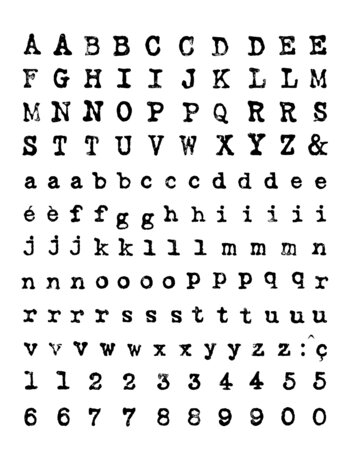 Tampon Transparent Alphabet 3