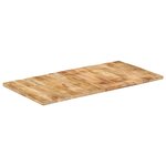 vidaXL Dessus de table bois de manguier solide 25-27 mm 120x60 cm