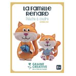 Peluches à coudre - La famille renard