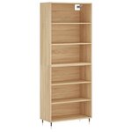 vidaXL Buffet chêne sonoma 69 5x32 5x180 cm bois d'ingénierie