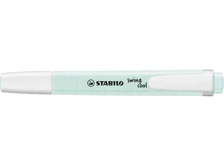 Surligneur - swing cool pastel edition -touche de turquoise stabilo