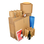 Kit Déménagement Confort - 28 cartons, 1 bulle, 1 housse, 1 adhésif 100m