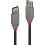 Lindy 36694 câble usb 3 m usb 2.0 usb a noir  gris