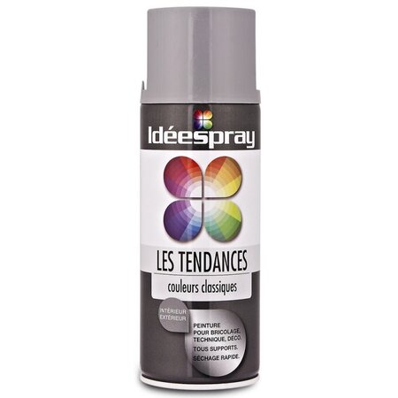 Bombe de peinture - gris argent - sinto