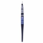 Pinceau a reservoir - ink brush - bleu primaire - sennelier