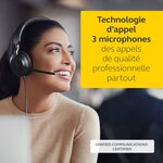 Jabra evolve2 65 casque pc sans fil - casque audio anti-bruit certifié microsoft teams avec batterie longue durée - adaptateur b