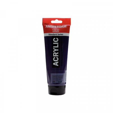 Tube peinture acrylique violet bleu permanent 250 ml - amsterdam royal talens