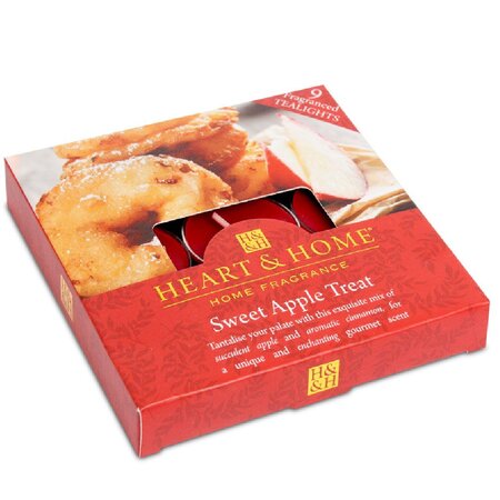 9 bougies chauffe-plat gourmandise aux pommes
