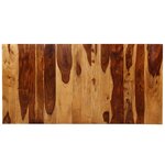 vidaXL Table de salle à manger Bois massif de Sesham et acier 180 cm