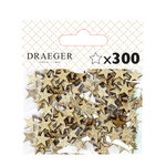 Confettis En Papier - Blanc Et Or - 8 5x7 5 Cm - Paillettes Dorés - Draeger paris