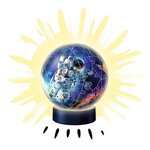 Puzzle 3d ball 72 p illuminé - les astronautes
