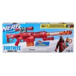 Nerf - fortnite - blaster heavy sr - le blaster fortnite le plus long - viseur amovible - 6 fléchettes - chargeur 6 fléchettes