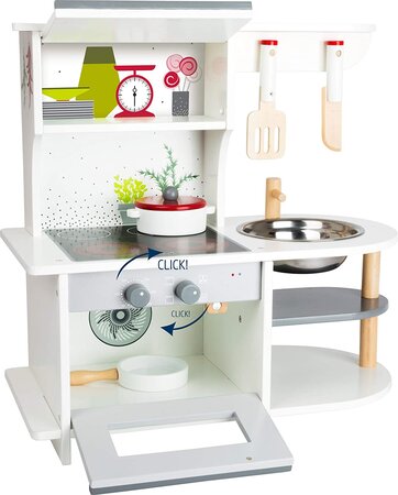 Cuisine Pour Enfant "Épurée" En Bois