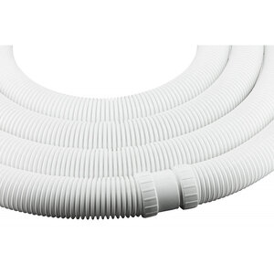 Jeu de 6 sections de tuyaux  6 x 1m  pour robots nettoyeurs de piscine hydrauliques  blanc  w69100
