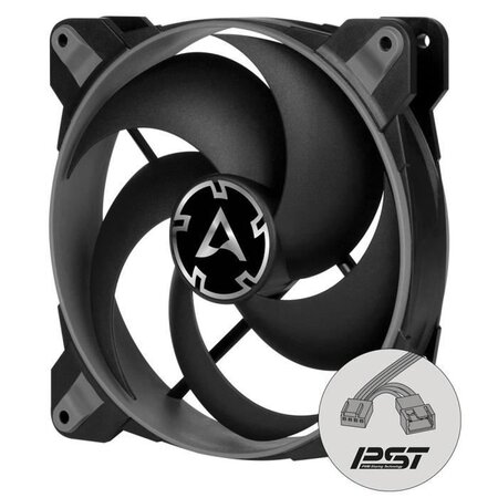 Arctic bionix p120 boitier pc ventilateur 12 cm noir  gris