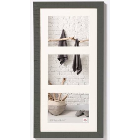 Walther design cadre photo home 3x13x18 cm gris