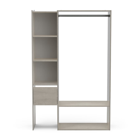 Dressing complet - FLOWER - Chêne - 119 1 x 39 6 x 183 cm - DEMEYERE