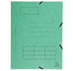 Chemise À Élastique Imprimée 3 Rabats Carte Lustrée 355gm2 - A4 - X 50 - Exacompta