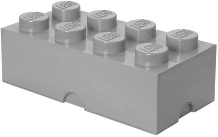 LEGO Storage Brick Boîte de Rangement gris x8