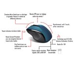 Souris sans fil advance shape 6d (bleu)