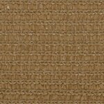 vidaXL Voile d'ombrage 160 g/m² Taupe 5x7x7 m PEHD