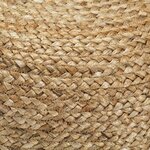 vidaXL Pouf fait à la main 45 x 30 cm Jute