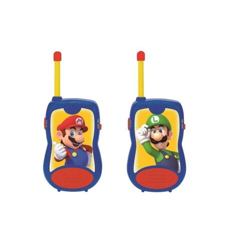 SUPER MARIO Talkie-walkies enfant 120 metres de portée - LEXIBOOK