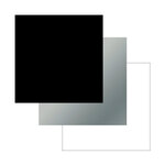 3 vinyles permanents mats 366 x 33 cm - noir  blanc  argenté