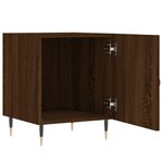 vidaXL Tables de chevet 2Pièces chêne marron 40x40x50cm bois d'ingénierie