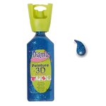 Peinture Diam's 3D 37 ml Pailleté Bleu Nuit